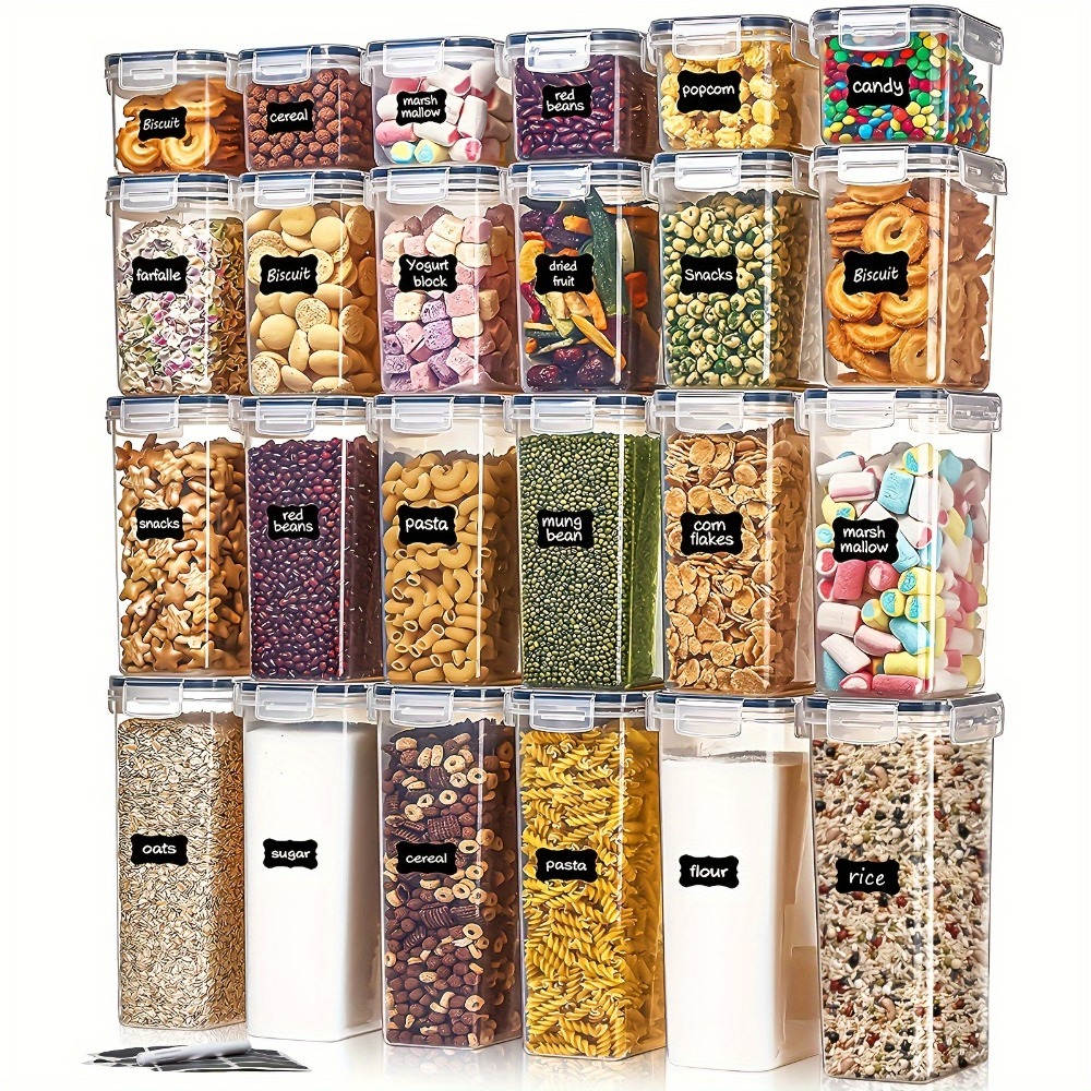Quality Kitchen Gadgets - 밀폐용기 24피스 세트 용기 12개 뚜껑
