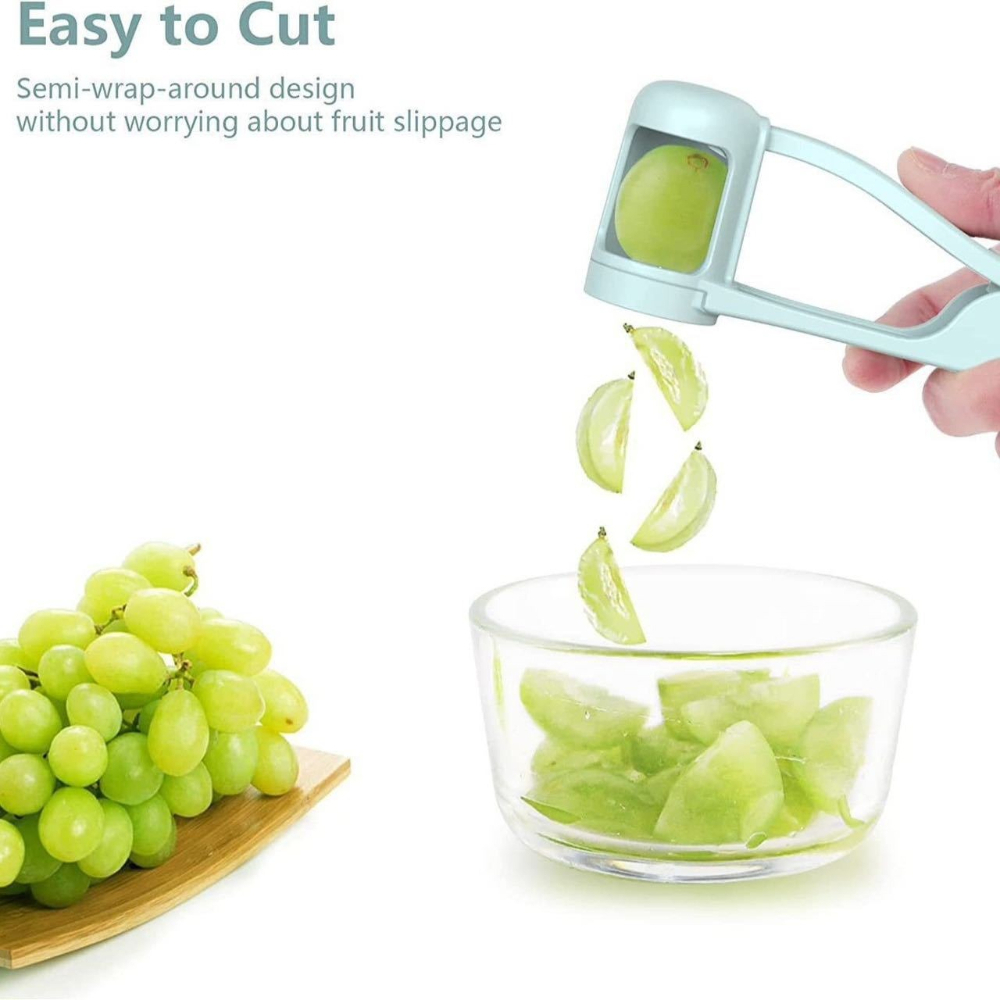 Kitchen Gadgets For Kids - 체리 토마토 포도 분할기 안전 과일