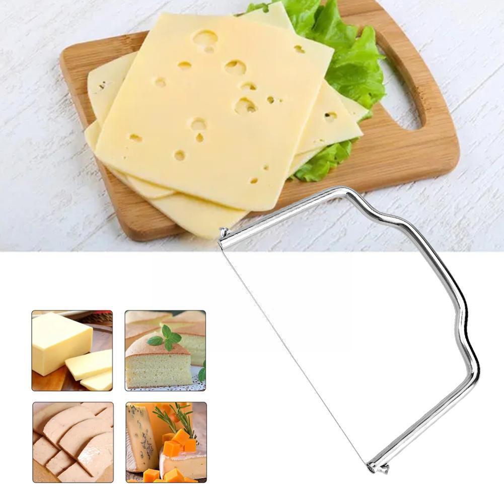 Kitchen Gadgets Wirecutter - 스테인리스 스틸 휴대용 버터 커터 치즈