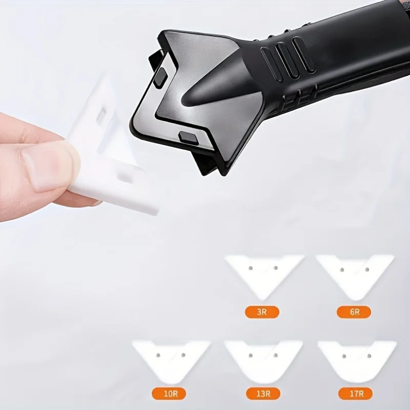 Silicone Spatula Set - 5-in-1 금속 헤드 삽형 접착제 도구