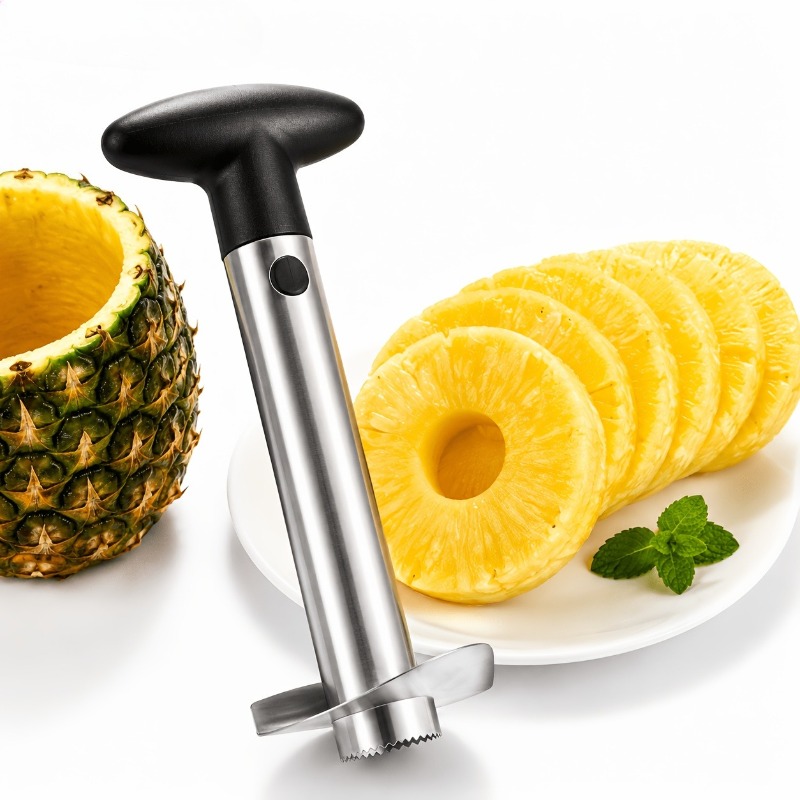 Salad Spinner - 1pc 스테인리스 파인애플 코어러 수동 파인애플