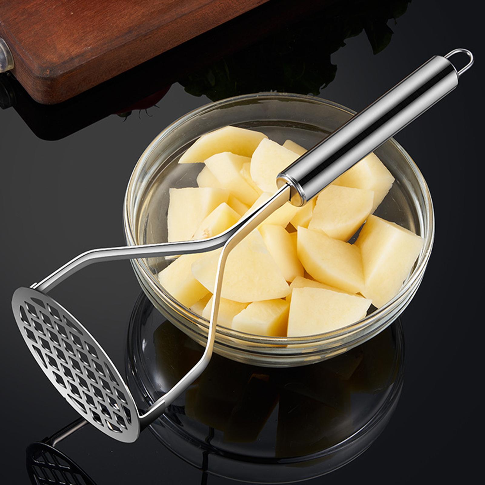 Kitchen Gadgets For Kids - 수동 스테인리스 스틸 감자 으깨기 과일