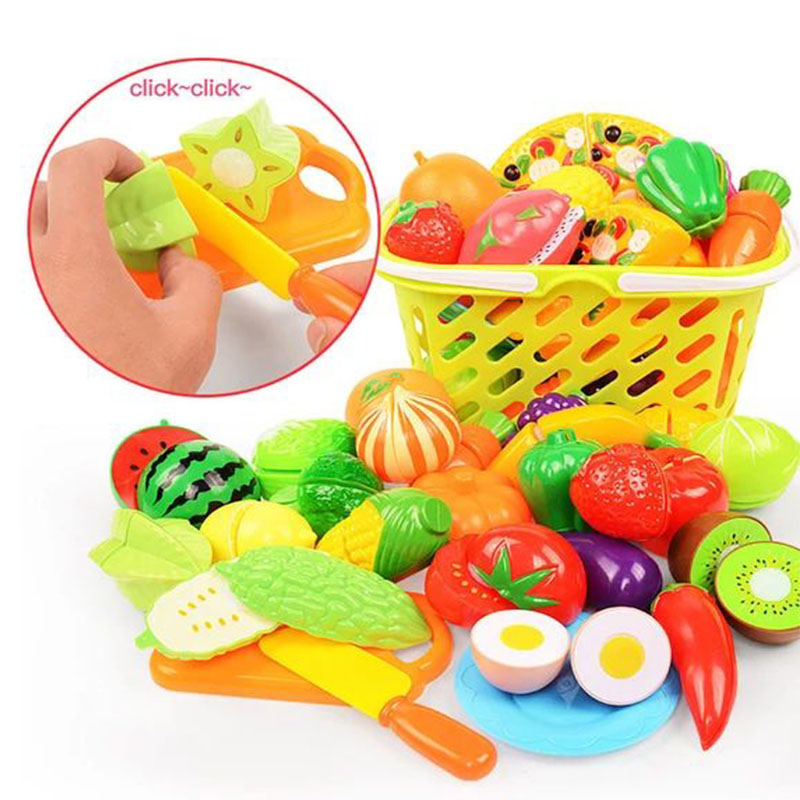 Kitchen Gadgets For Kids - 어린이 장난감 과일과 야채 자르기 세트