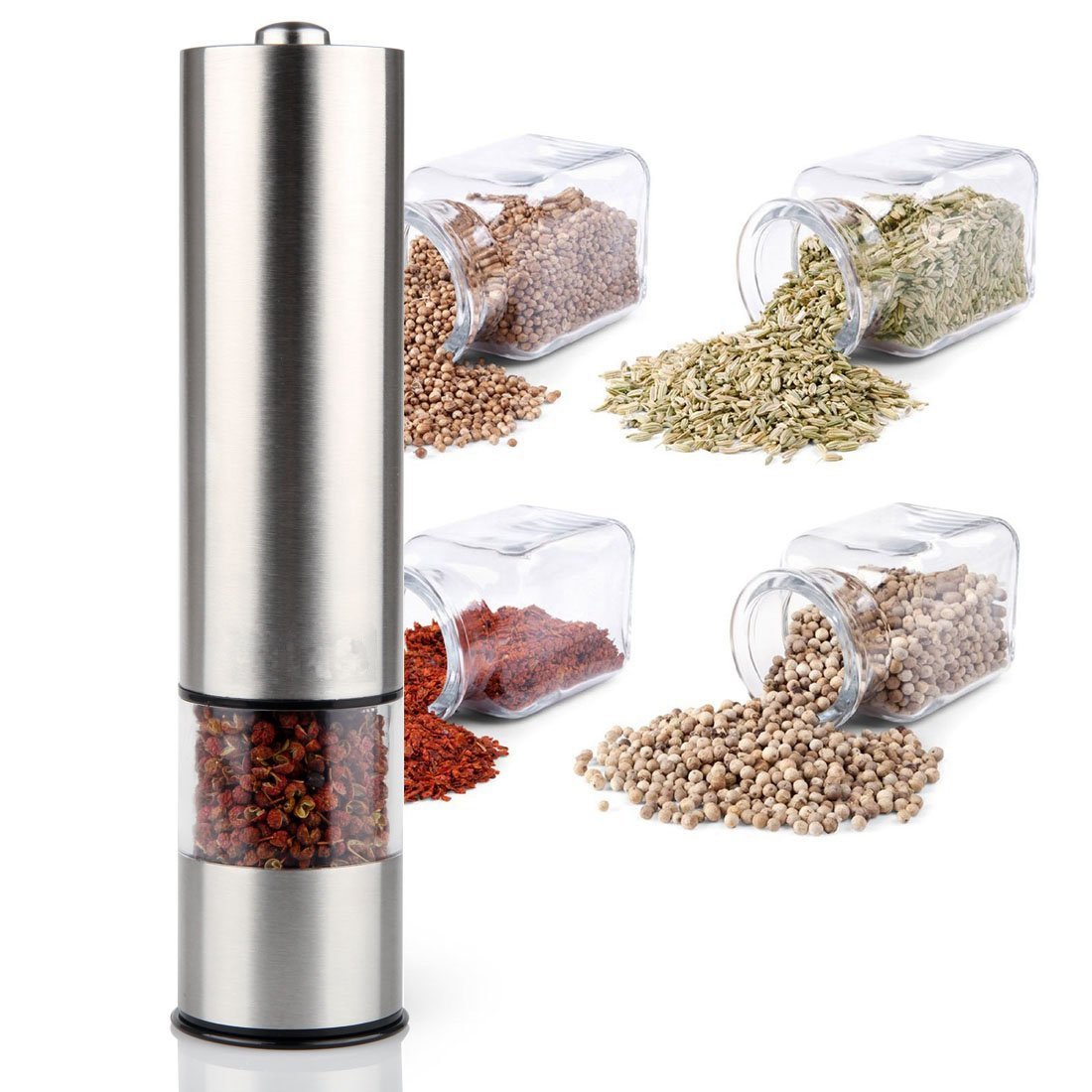 Kitchen Gadgets To Gift - A56T-스테인리스 스틸 전기 소금 및 후추