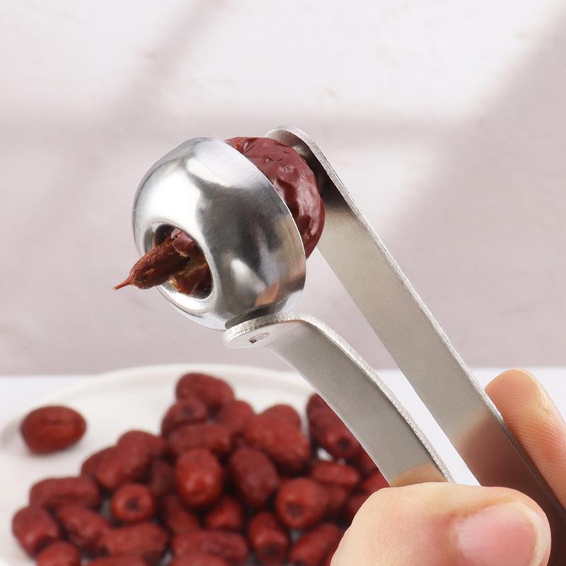 Cherry Pitter Tool - 스테인리스 스틸 체리 피터, 가정 및