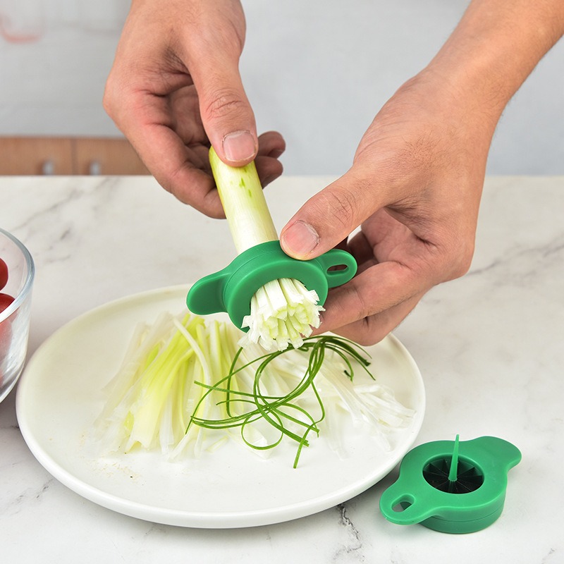 Kitchen Gadgets Wirecutter - 스테인리스 스틸 매화 모양 파 절단기