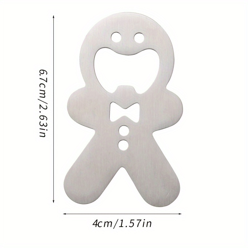진저브레드맨 병따개 스테인리스 스틸 맥주 병따개 크리스 - Kitchen Gadgets To Gift 리뷰 및 가격