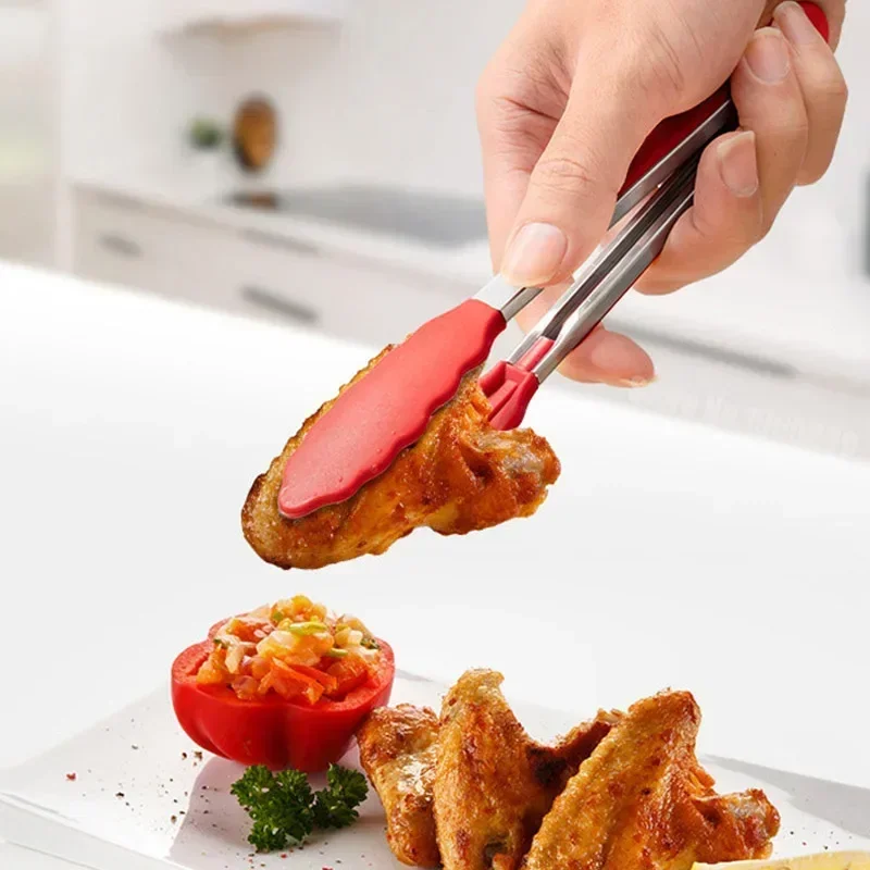 7인치 논슬립 음식 집게 창의적인 BBQ 그릴 샐러드  - Kitchen Gadgets Pakistan 리뷰 및 가격
