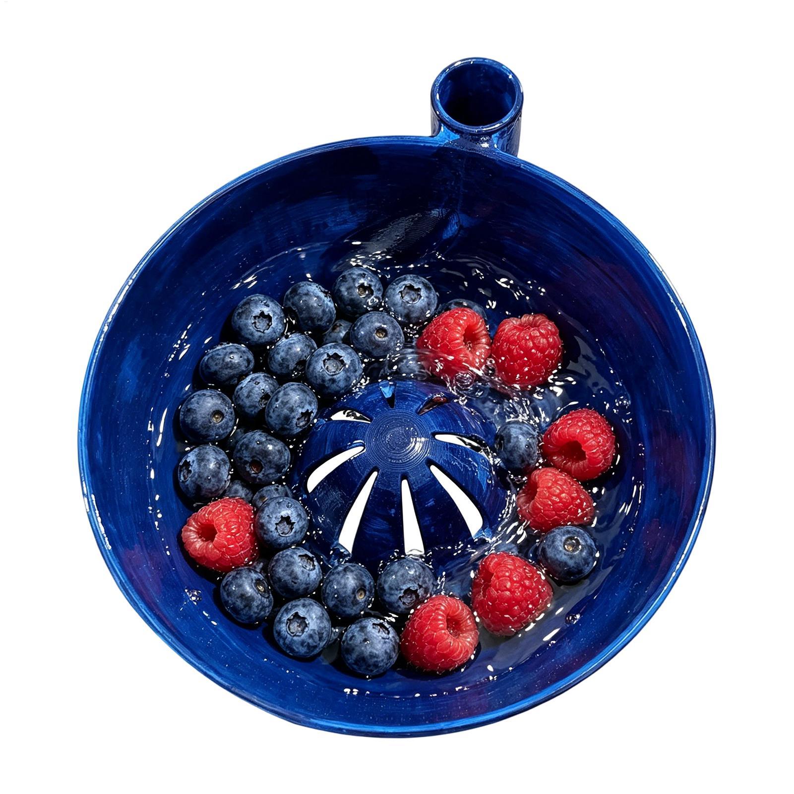 셀프 회전 베리 세척기, 배수구가 있는 주방용 샐러드, - Salad Spinner 리뷰 및 가격