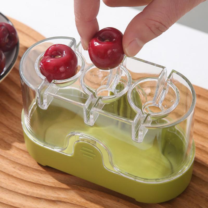 멀티 슬롯 체리 & 올리브 씨 제거기 원터치 빠른 작동 - Cherry Pitter Tool 리뷰 및 가격