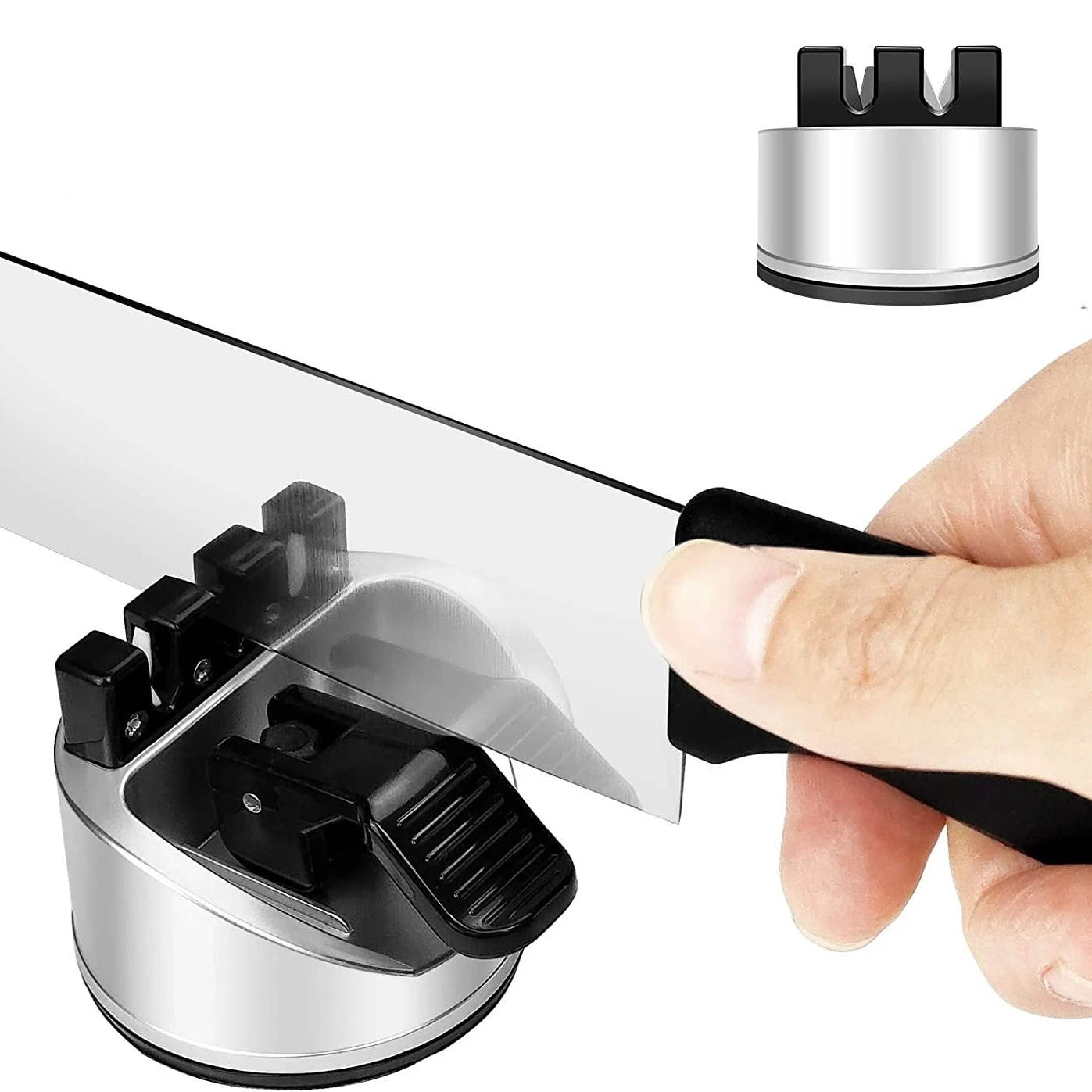 2025년 신제품 핸즈프리 칼갈이, 흡착식 포켓 칼갈이 - Kitchen Hand Gadgets 리뷰 및 가격