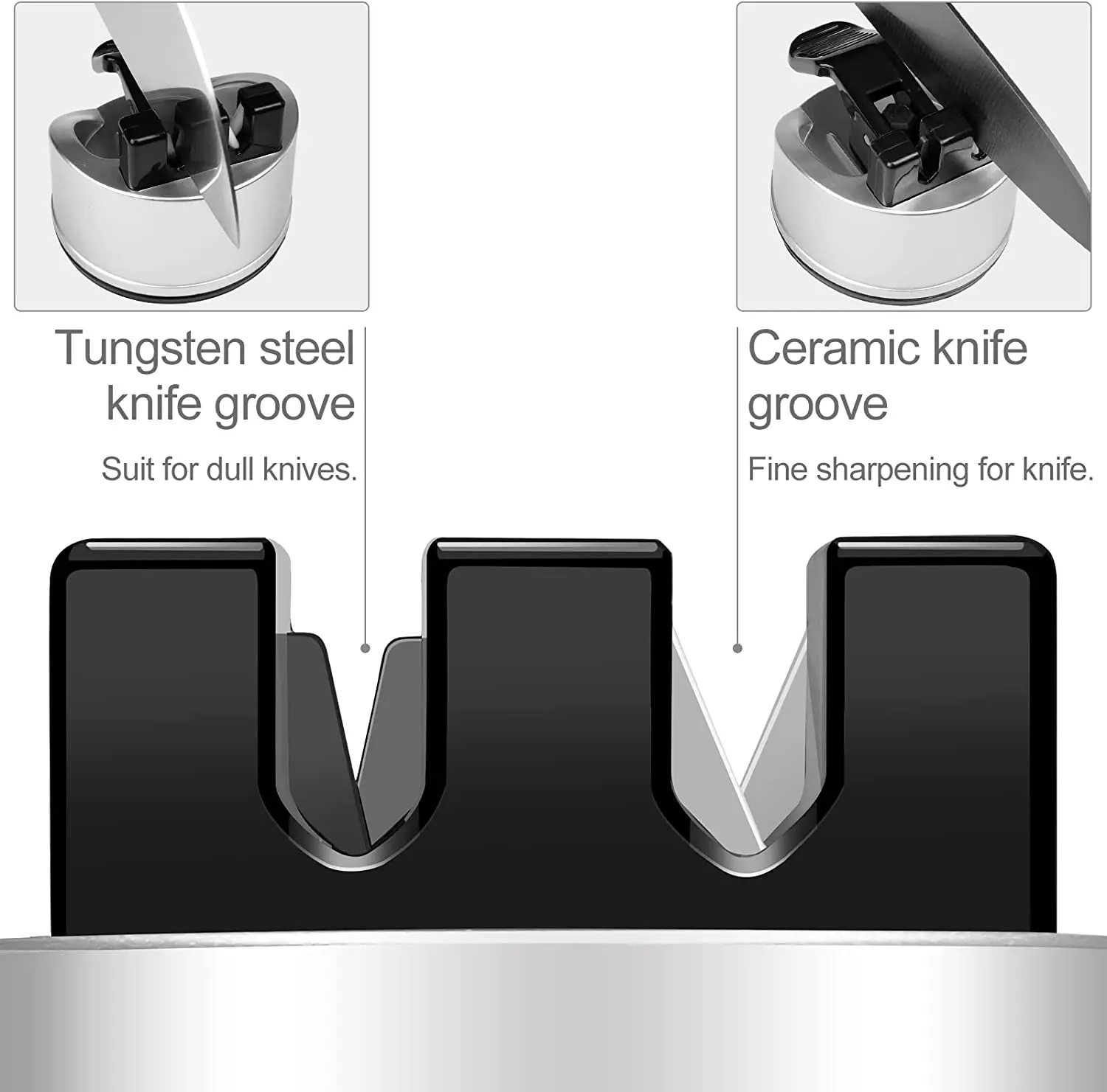 2025년 신제품 핸즈프리 칼갈이, 흡착식 포켓 칼갈이 - Kitchen Hand Gadgets 리뷰 및 가격