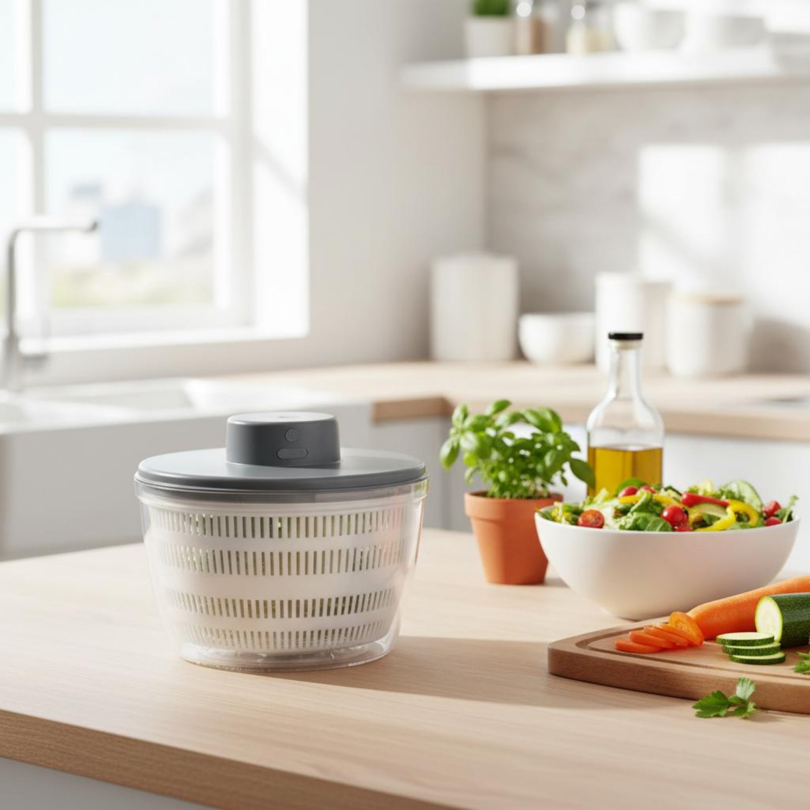 전기 샐러드 건조기 다기능 전기 야채 건조기 야채 건조 - Salad Spinner 리뷰 및 가격