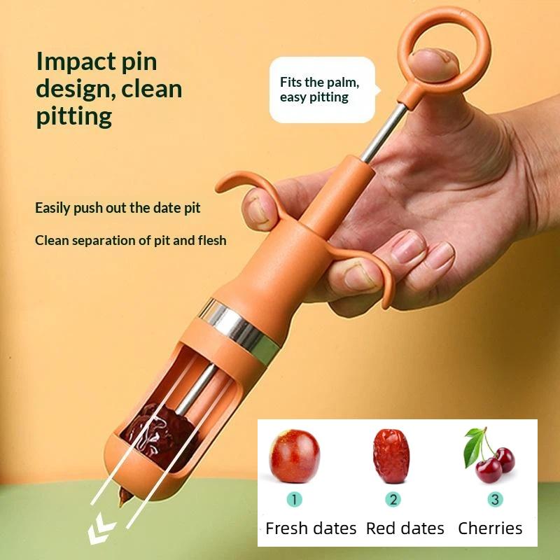 미끄럼 방지 손잡이가 있는 체리 및 붉은 대추 씨 제거 - Cherry Pitter Tool 리뷰 및 가격