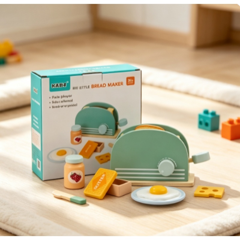 나무 시뮬레이션 토스터 장난감 어린이 놀이 주방 아침  - Kitchen Gadgets For Kids 리뷰 및 가격