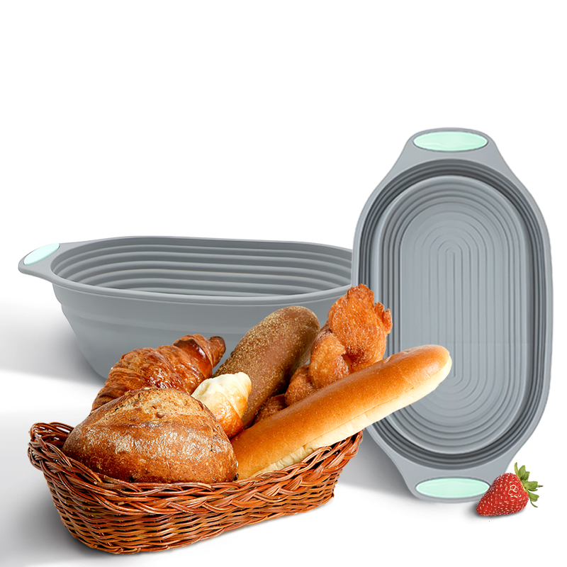 1PC 실리콘 접이식 반네통 빵 발효 바구니 - 사워도 - Quality Kitchen Gadgets 리뷰 및 가격