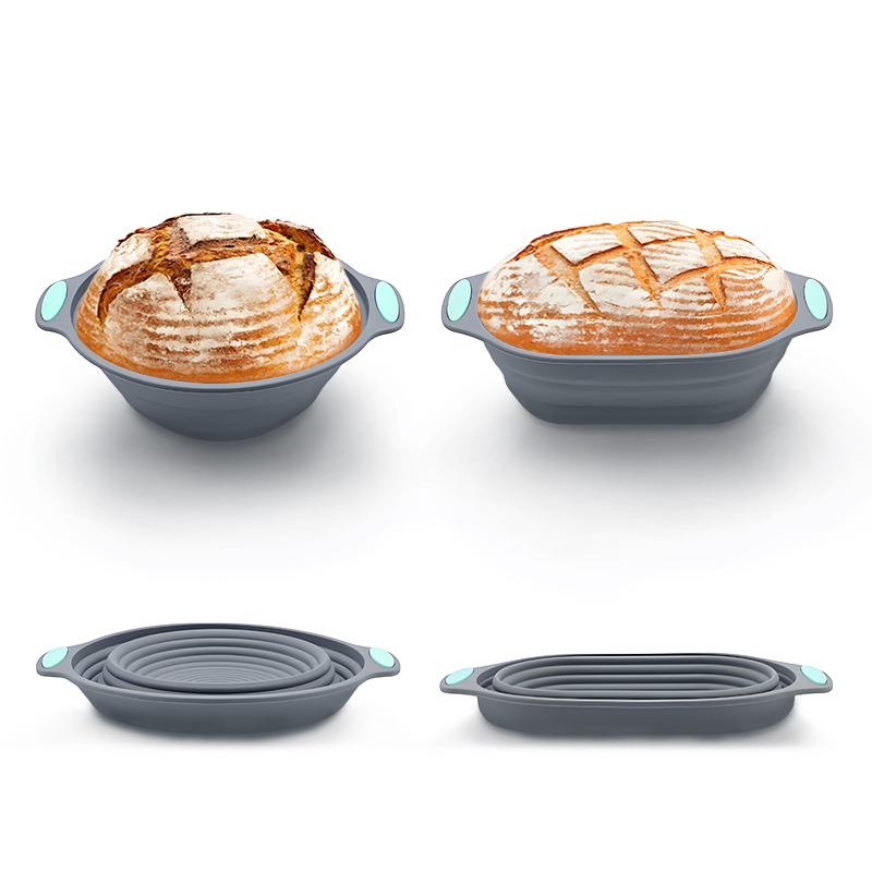 1PC 실리콘 접이식 반네통 빵 발효 바구니 - 사워도 - Quality Kitchen Gadgets 리뷰 및 가격
