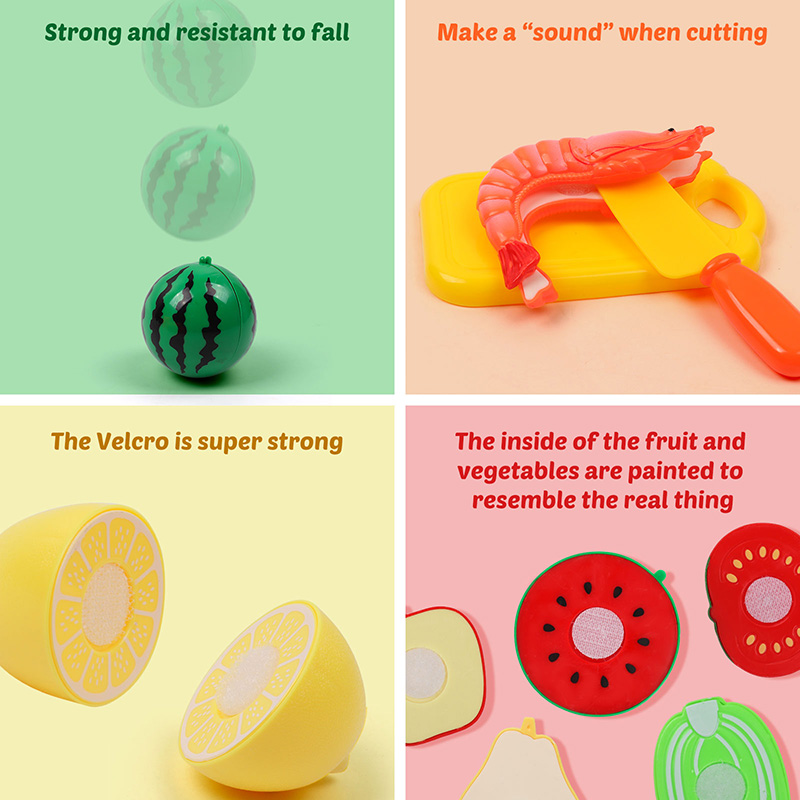 어린이 장난감 절단 과일과 야채 어린이를위한 설정 놀이 - Kitchen Gadgets For Kids 리뷰 및 가격