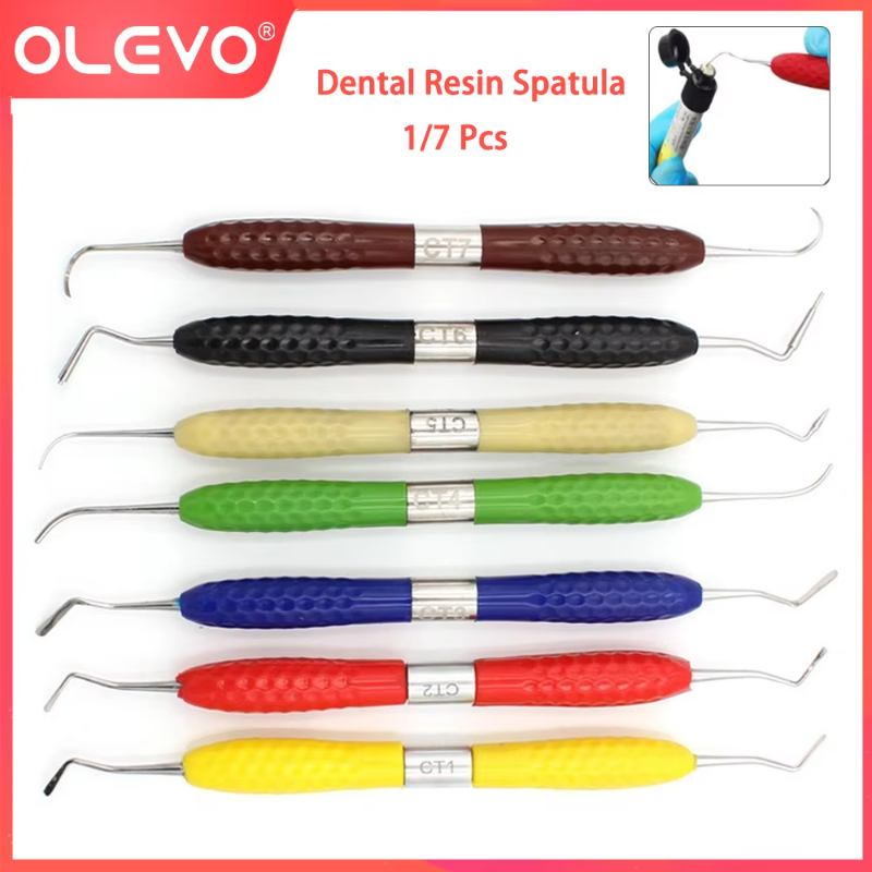 OLEVO 7종/세트 치과용 레진 스파튤라 키트 복합  - Silicone Spatula Set 리뷰 및 가격