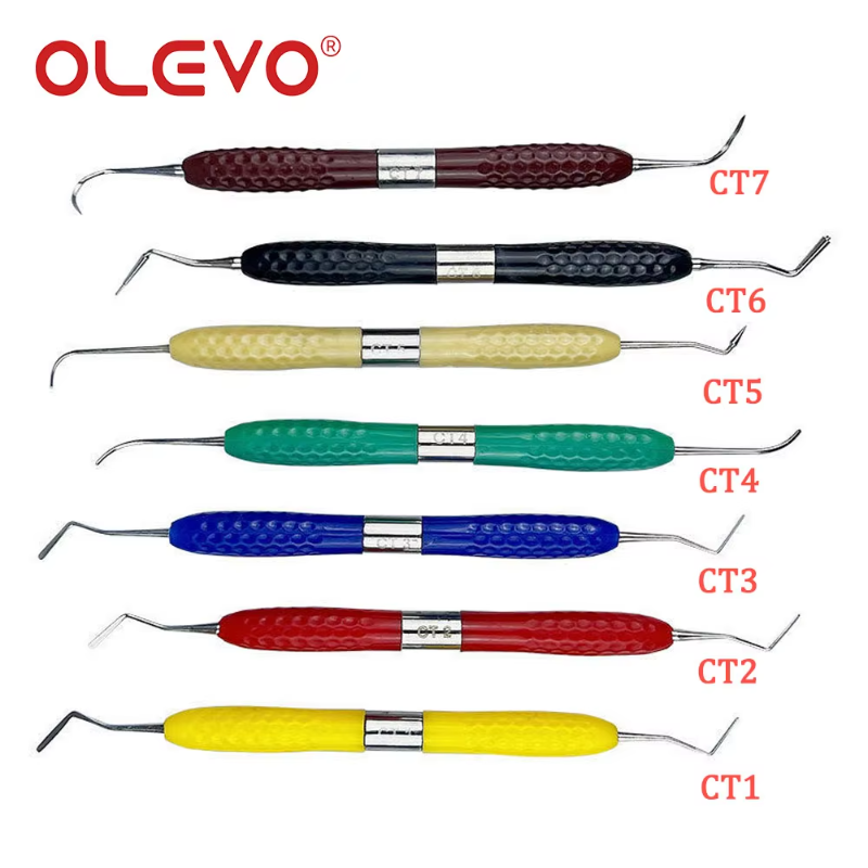 OLEVO 7종/세트 치과용 레진 스파튤라 키트 복합  - Silicone Spatula Set 리뷰 및 가격