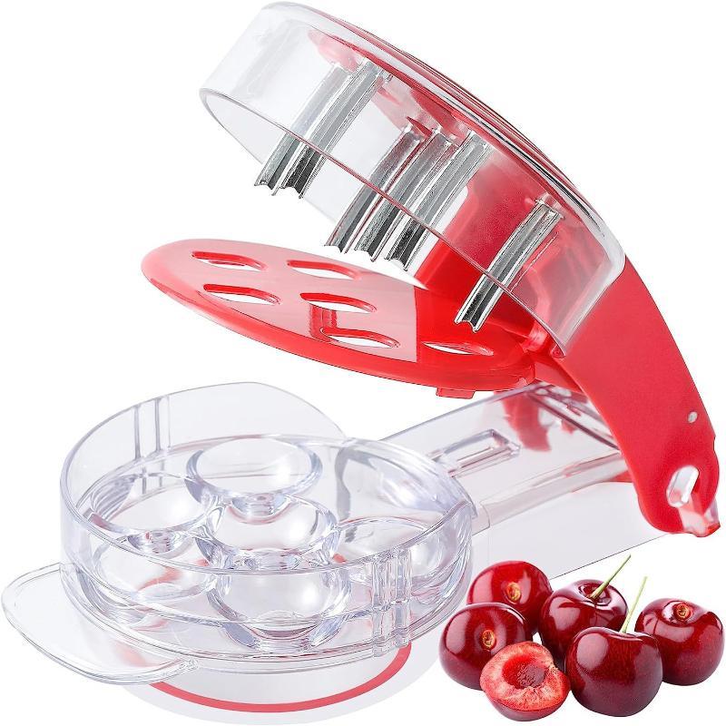 체리 피터 도구 6 슬롯 빠른 씨 제거 식품 등급 재질 - Cherry Pitter Tool 리뷰 및 가격