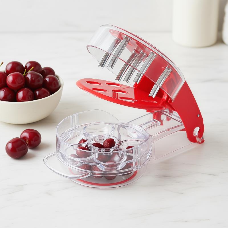 체리 피터 도구 6 슬롯 빠른 씨 제거 식품 등급 재질 - Cherry Pitter Tool 리뷰 및 가격