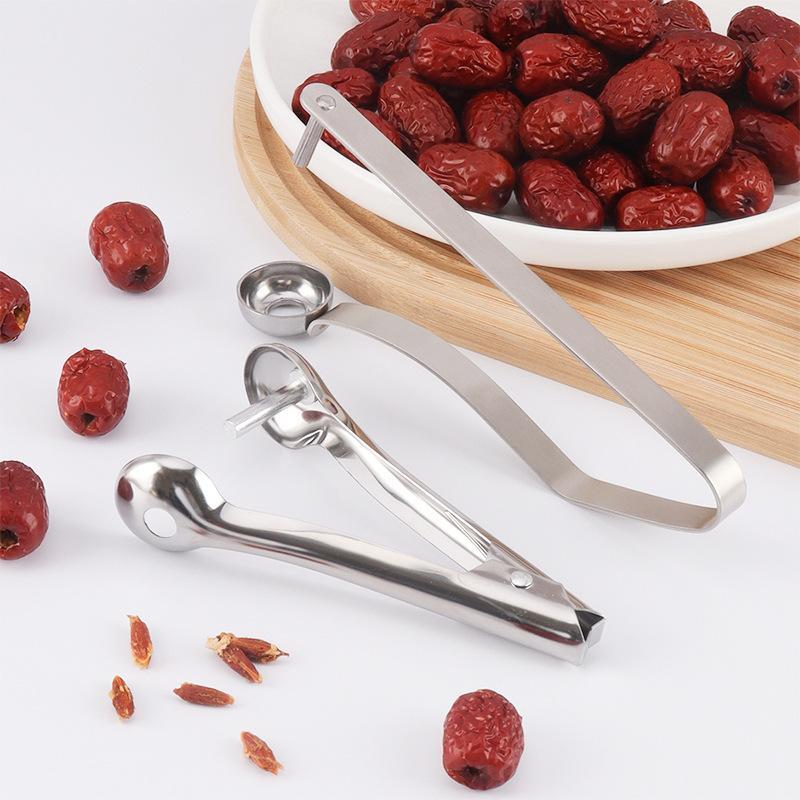 스테인리스 스틸 체리 피터, 가정 및 야외용 빠른 씨  - Cherry Pitter Tool 리뷰 및 가격