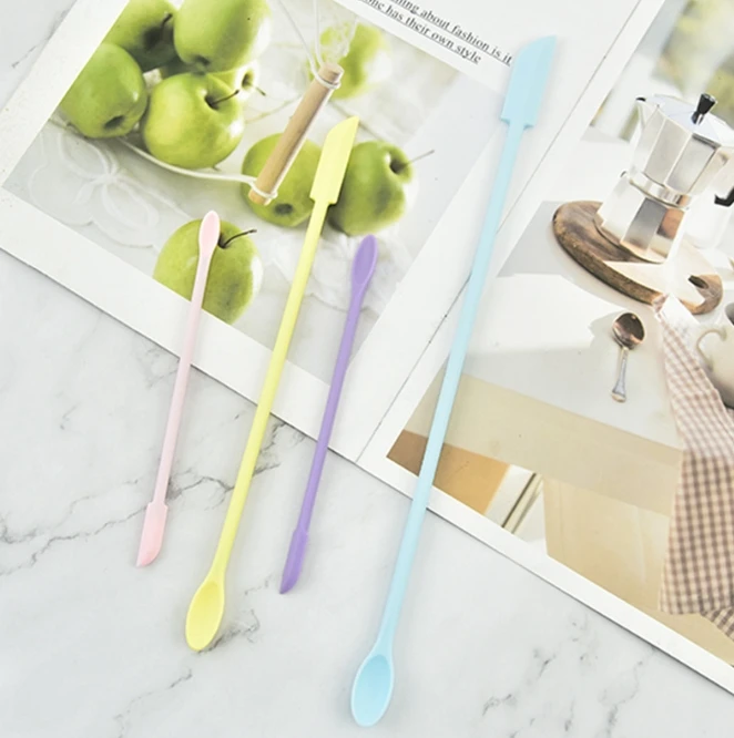 실리콘 뒤집개 내열성 긴 손잡이 양면 스크레이퍼 및 스 - Silicone Spatula Set 리뷰 및 가격