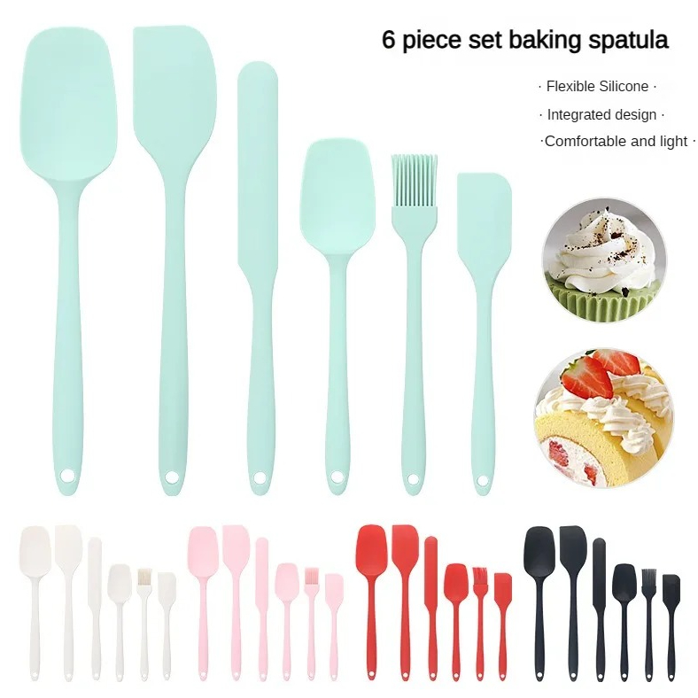 6종 귀여운 주방 도구 세트, 실리콘 주걱 세트(베이킹 - Silicone Spatula Set 리뷰 및 가격