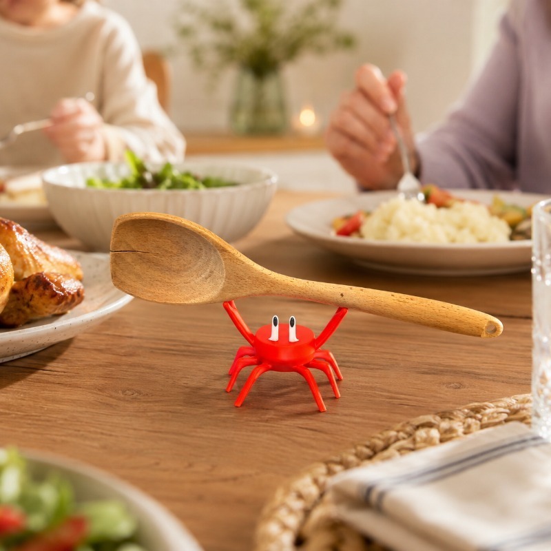 빨간 게 모양 수저 받침대, 귀여운 게 모양 주방 조리 - Kitchen Gadgets To Gift 리뷰 및 가격
