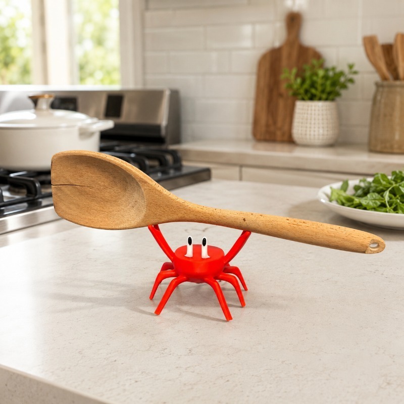 빨간 게 모양 수저 받침대, 귀여운 게 모양 주방 조리 - Kitchen Gadgets To Gift 리뷰 및 가격