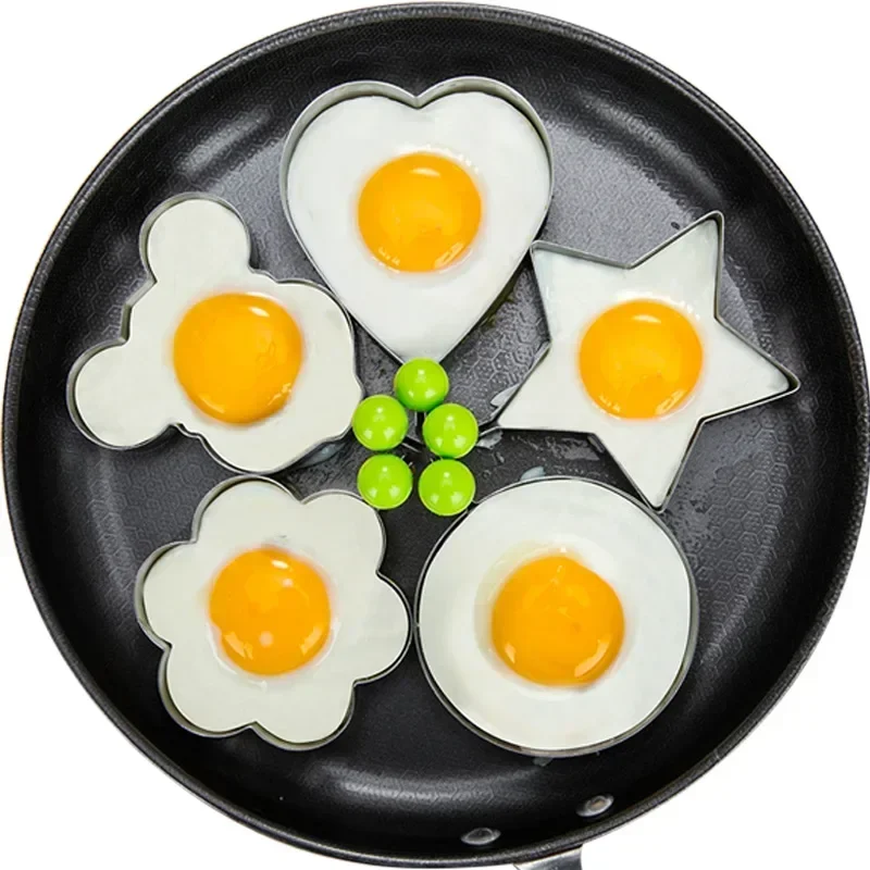 프리미엄 스테인레스 스틸 하트 모양 계란 후라이 몰드, - Kitchen Gadgets To Have 리뷰 및 가격