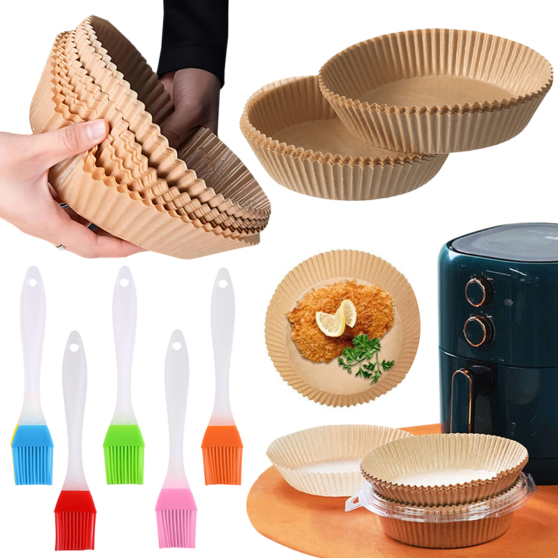 50/100개 에어프라이어 종이 접시 (랜덤 색상 오일 - Kitchen Gadgets Baking 리뷰 및 가격