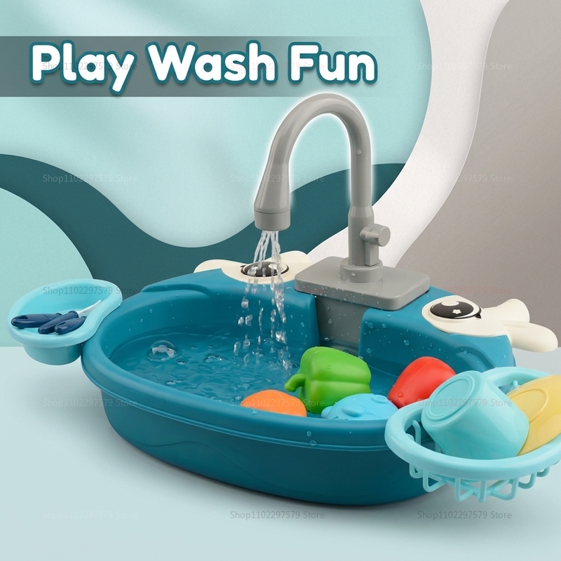 유아용 인터랙티브 물놀이 싱크대 장난감 전동 흐르는 물 - Kitchen Gadgets For Kids 리뷰 및 가격
