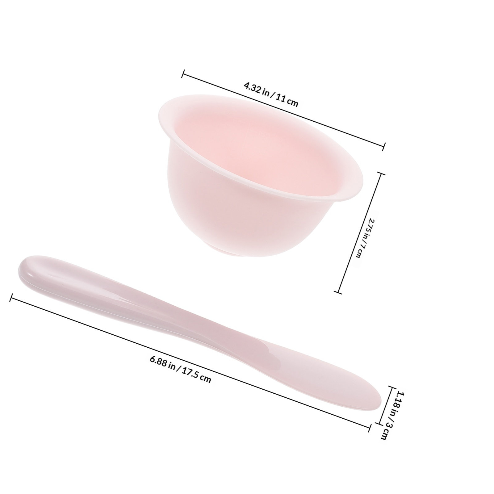 1세트 실리콘 페이스 마스크 볼 및 스파튤라 세트 마스 - Silicone Spatula Set 리뷰 및 가격