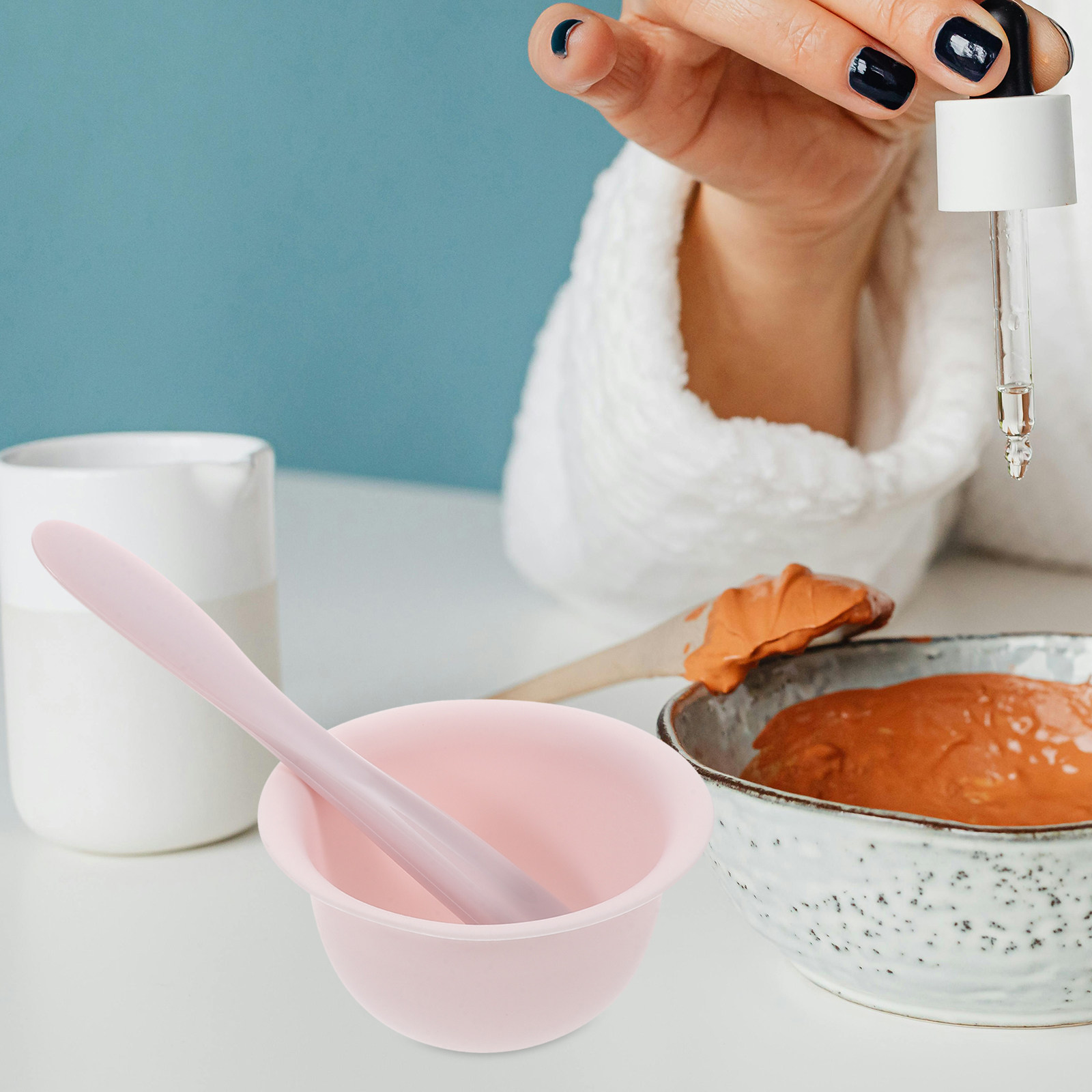 1세트 실리콘 페이스 마스크 볼 및 스파튤라 세트 마스 - Silicone Spatula Set 리뷰 및 가격