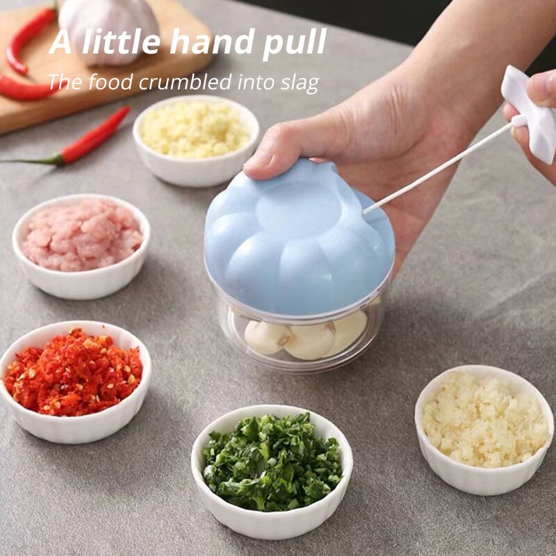 1개 블루/핑크 수동 마늘 다지기 핸드 풀 주방용 가정 - Kitchen Hand Gadgets 리뷰 및 가격