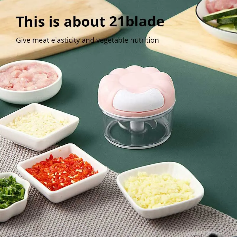 1개 블루/핑크 수동 마늘 다지기 핸드 풀 주방용 가정 - Kitchen Hand Gadgets 리뷰 및 가격