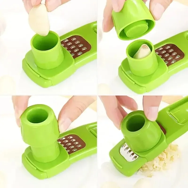 손으로 누르는 마늘 다지기, 수동 마늘 다지기 및 분쇄 - Kitchen Hand Gadgets 리뷰 및 가격
