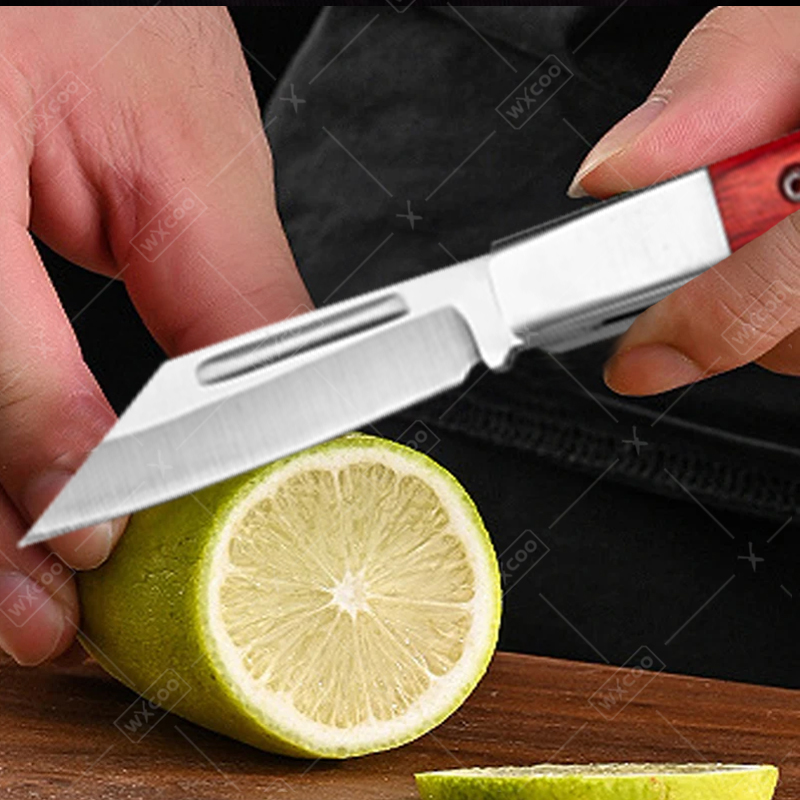 스테인리스 스틸 포켓 나이프 로즈우드 핸들 과일 나이프 - Kitchen Gadgets Pakistan 리뷰 및 가격