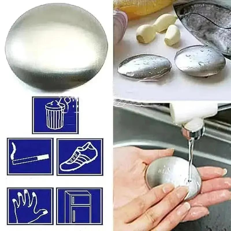 새로운 비누 스테인리스 스틸 비누 손 냄새 제거 바 비 - Kitchen Hand Gadgets 리뷰 및 가격