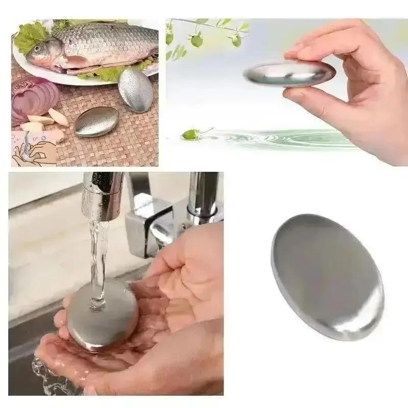 새로운 비누 스테인리스 스틸 비누 손 냄새 제거 바 비 - Kitchen Hand Gadgets 리뷰 및 가격