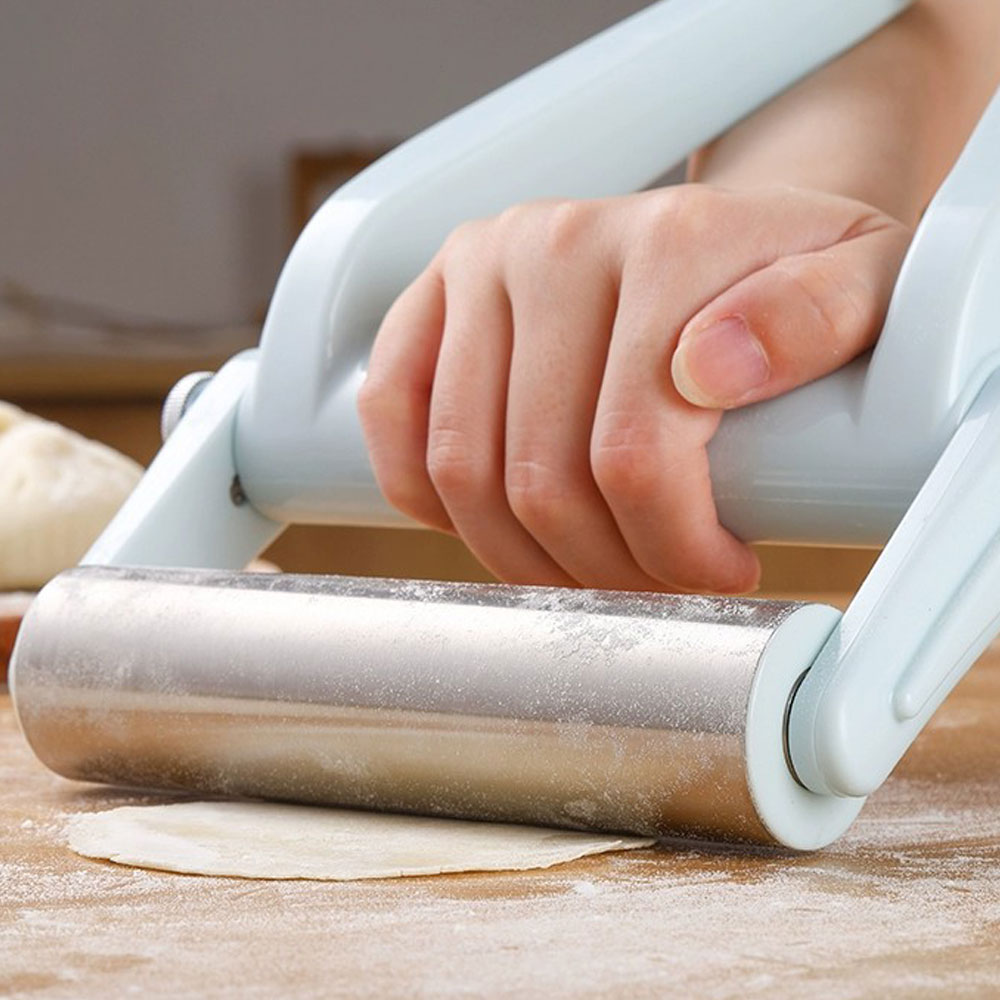 접이식 스테인레스 스틸 반죽 롤러 페이스트리 피자 롤링 - Kitchen Gadgets To Gift 리뷰 및 가격