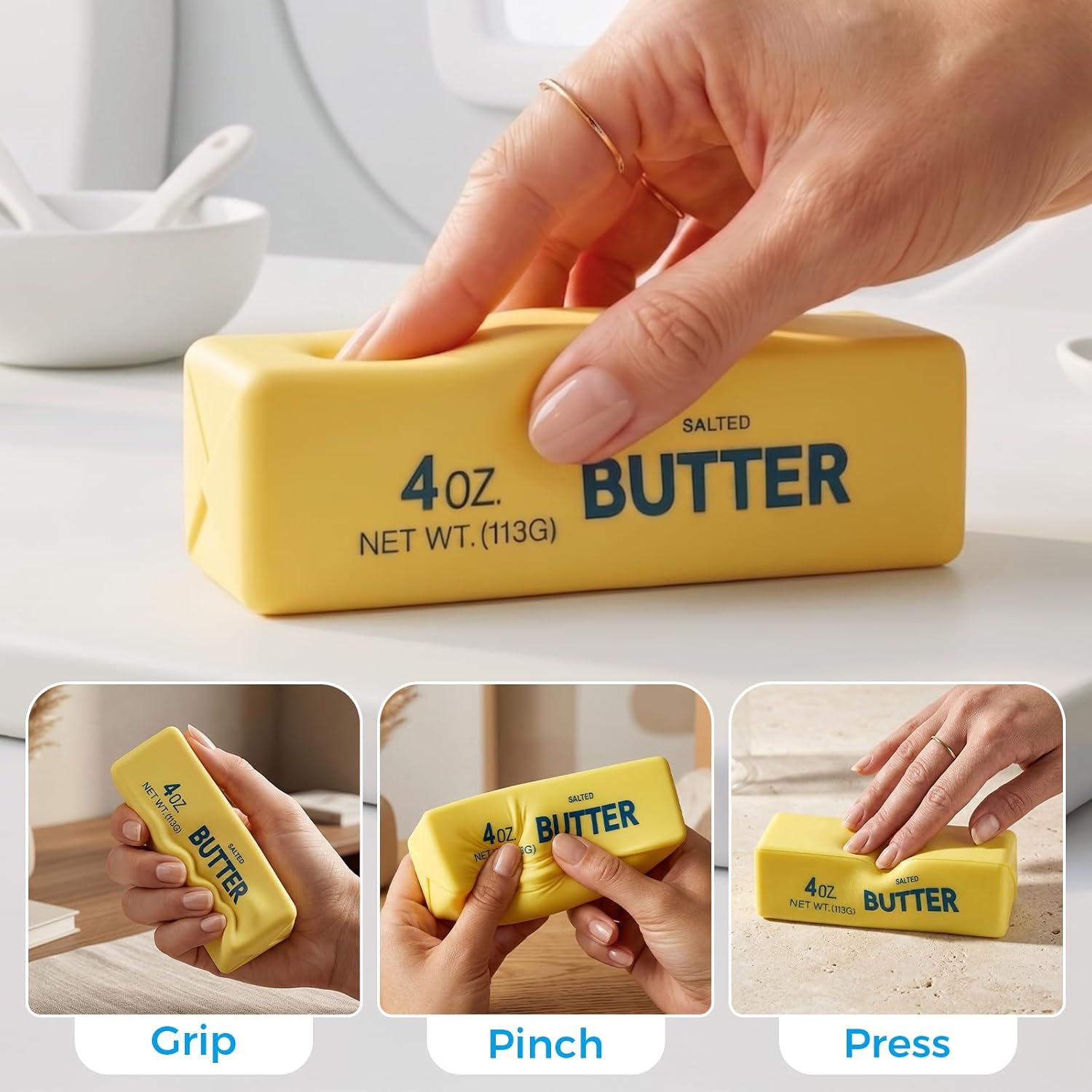 새로운 부드러운 느린 반동 버터 스틱 실리콘 스퀴즈 스 - Quality Kitchen Gadgets 리뷰 및 가격