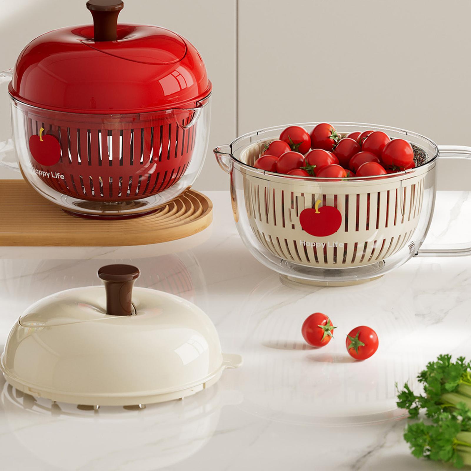 과일 세척기 볼 스트레이너 세척 용기 베리 세척기 사과 - Salad Spinner 리뷰 및 가격