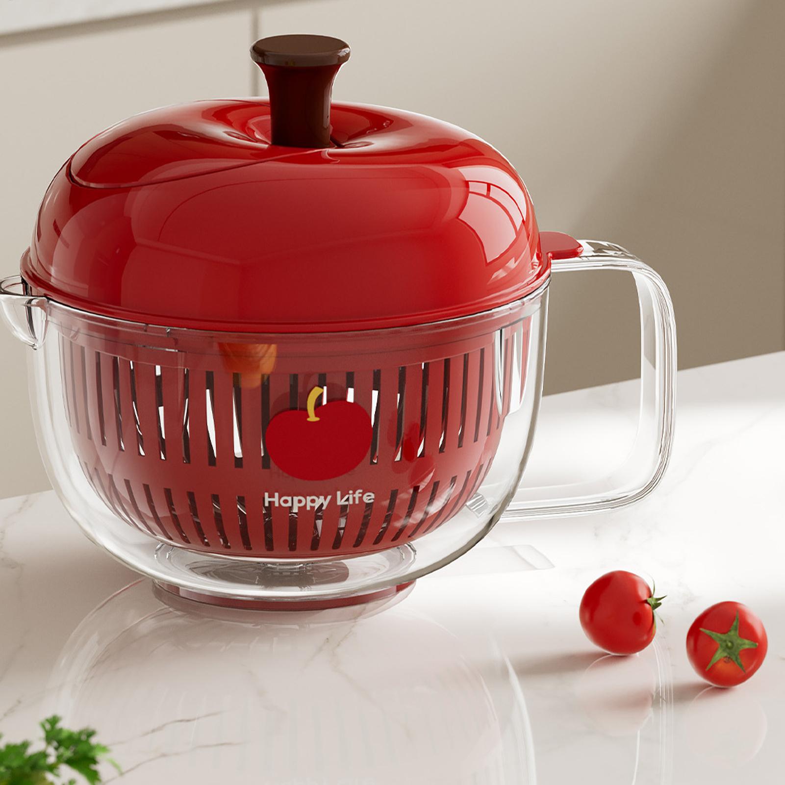 과일 세척기 볼 스트레이너 세척 용기 베리 세척기 사과 - Salad Spinner 리뷰 및 가격