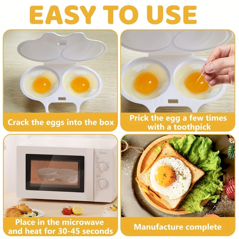 전자레인지용 계란찜기, 아침 식사, 도시락, 점심 준비 - Kitchen Gadgets To Gift 리뷰 및 가격